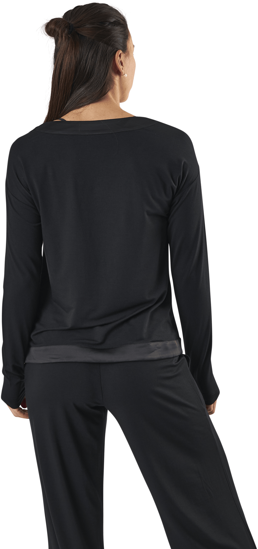 L/S V-Neck Black - Bild 3