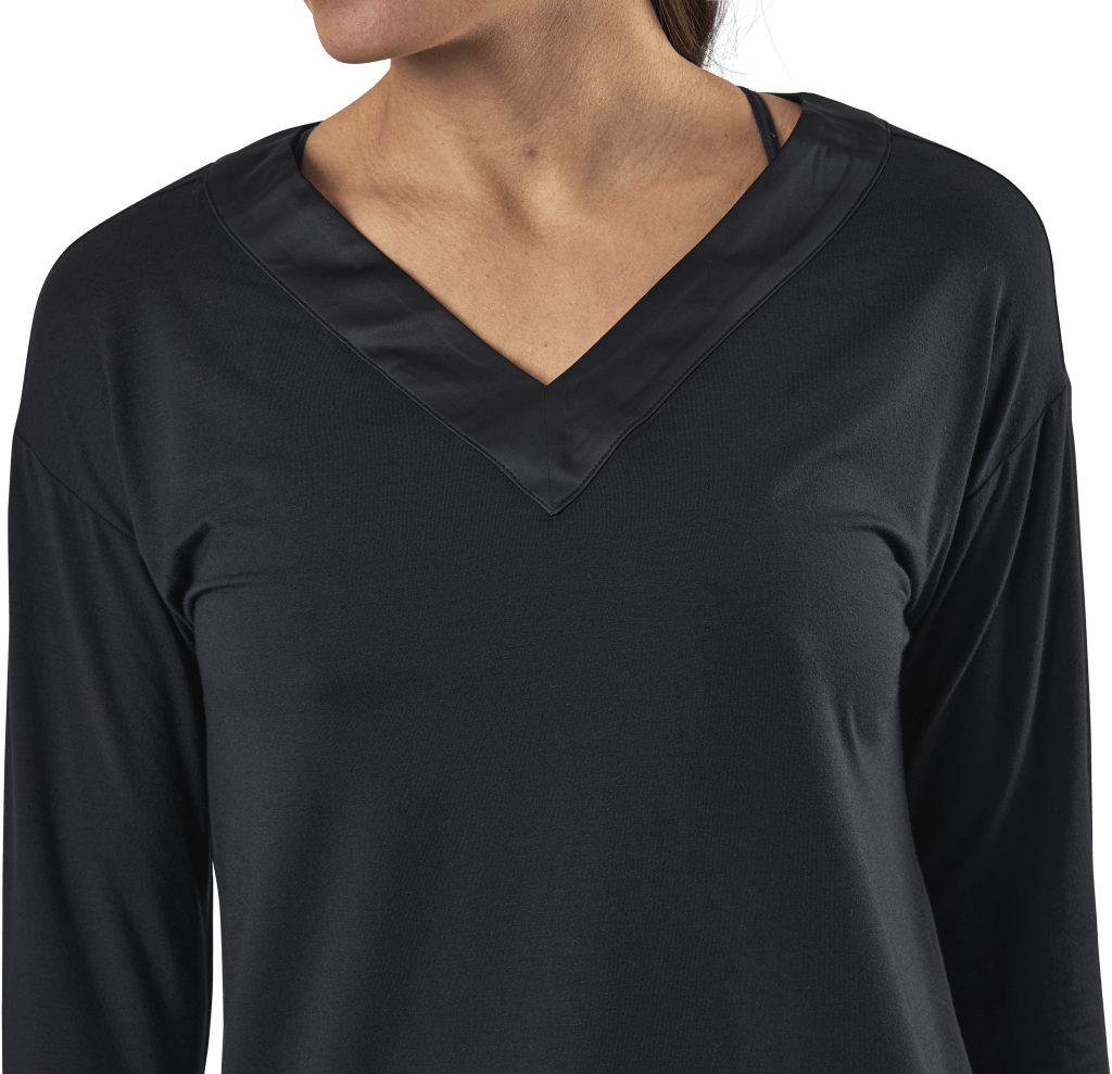 L/S V-Neck Black - Bild 2