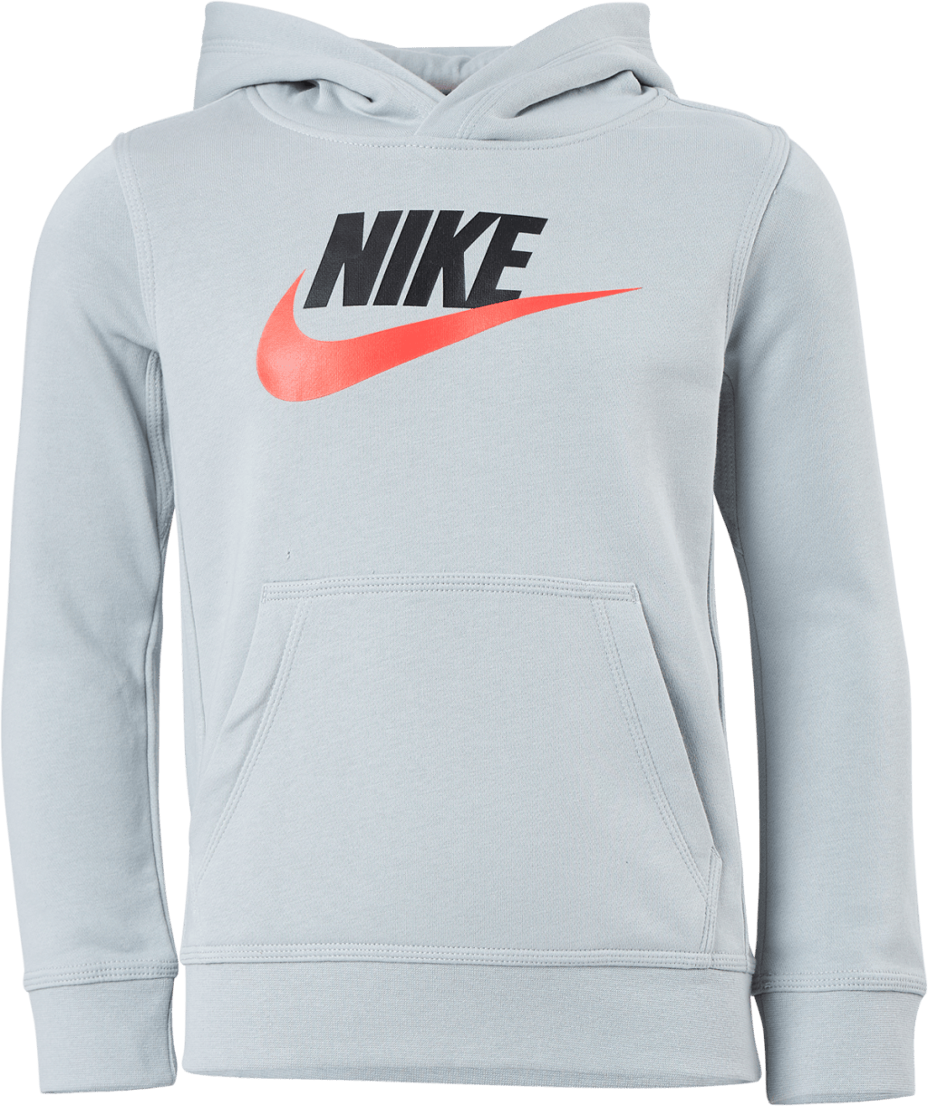 Club Fleece Hoodie Junior Grey/Red, Unisex, Kläder, Skjortor, Flerfärgad, L