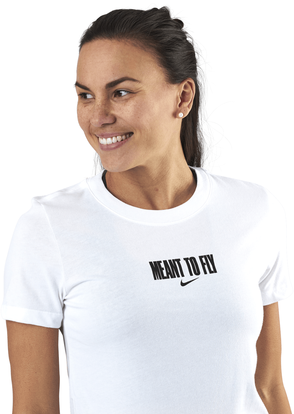 Womens Dri-Fit Tee - Meant To Fly White, Female, Kleding, T-shirt, Wit, L