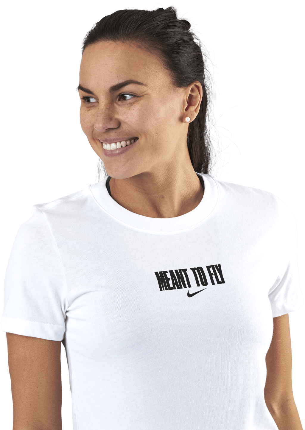 Womens Dri-Fit Tee - Meant To Fly White