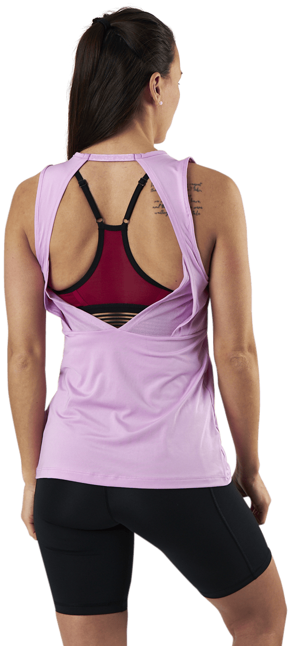 Essential Swoosh Tank Pink/White