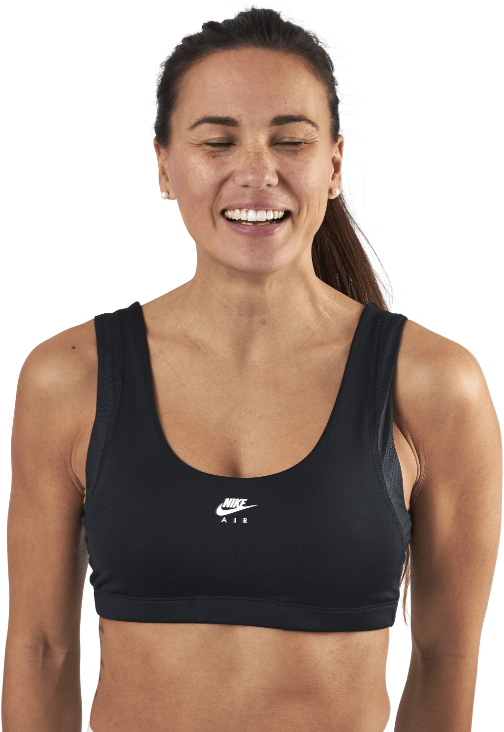 Indy Air Bra White/Black, Female, Apparels, Sports Bras, Workout, White/Black, M