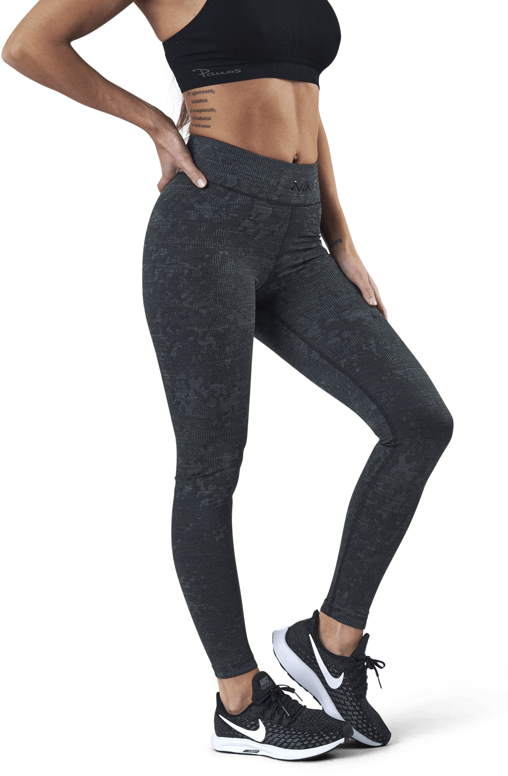 Nike Pro HyperWarm Therma Tight Black/Grey - Bild 4