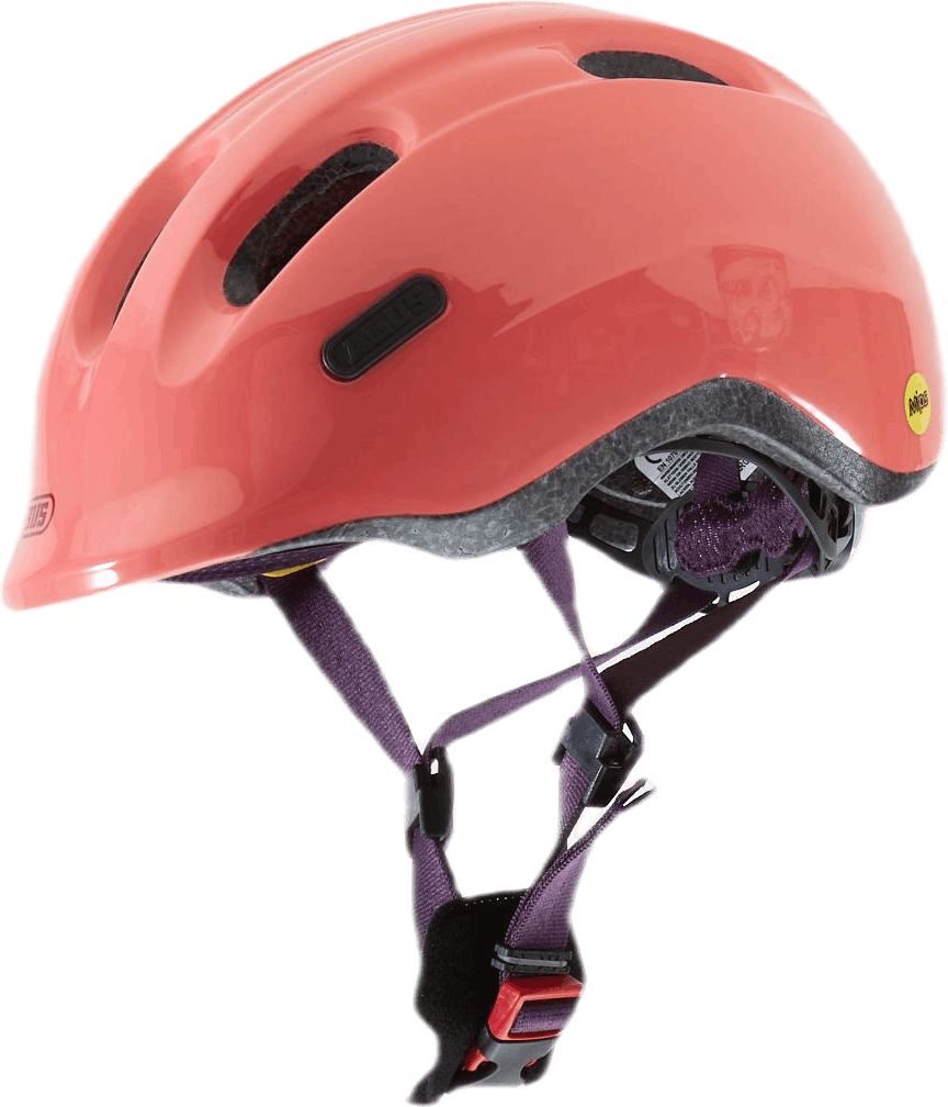 Hjälm Smiley 2.1 MIPS Junior Pink/Orange, Unisex, Utstyr, Beskyttelse, Sykling, Rosa/Oransje, 50-56 cm