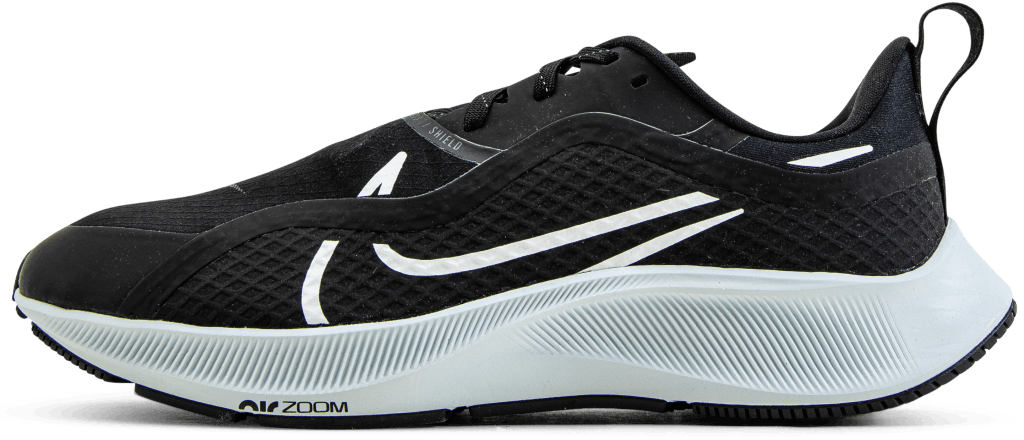 Air Zoom Pegasus 37 Shield White/Black, Female, Sapatos, Tênis de corrida, Corrida, Preto, EU 39