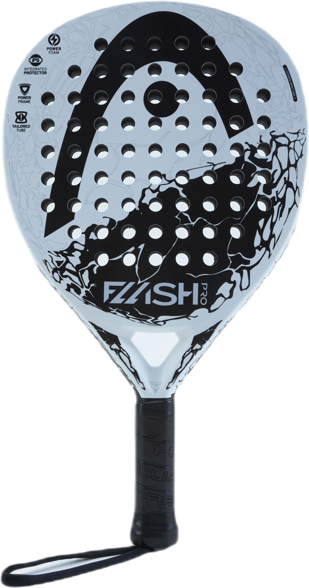 Flash Pro 2.0 White/Black, Unisex, Utrustning, racketar, Padel, Vit/Svart, 2