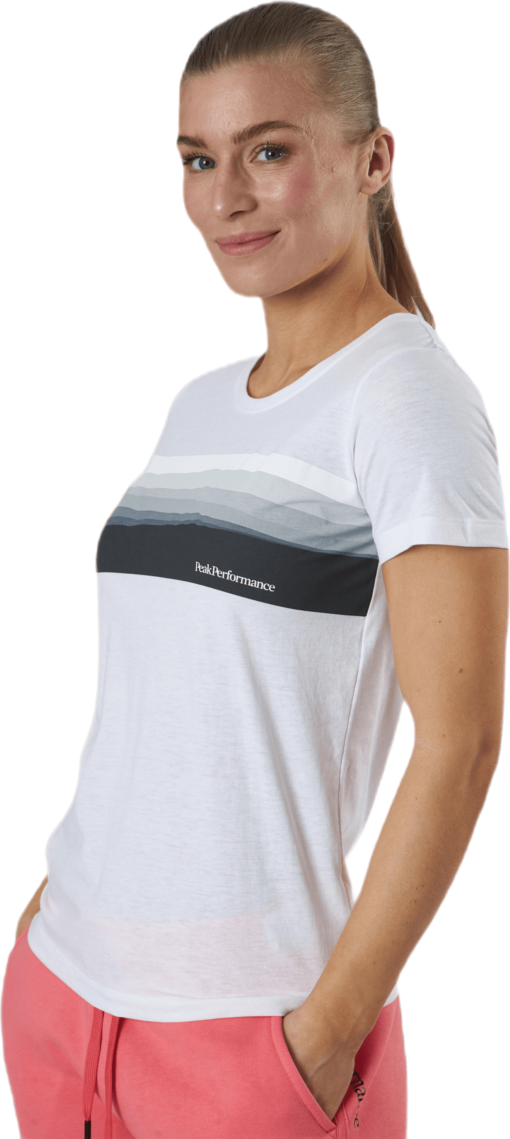 Explore Horizon Tee White, Female, Apparels, T-shirt, White, XL