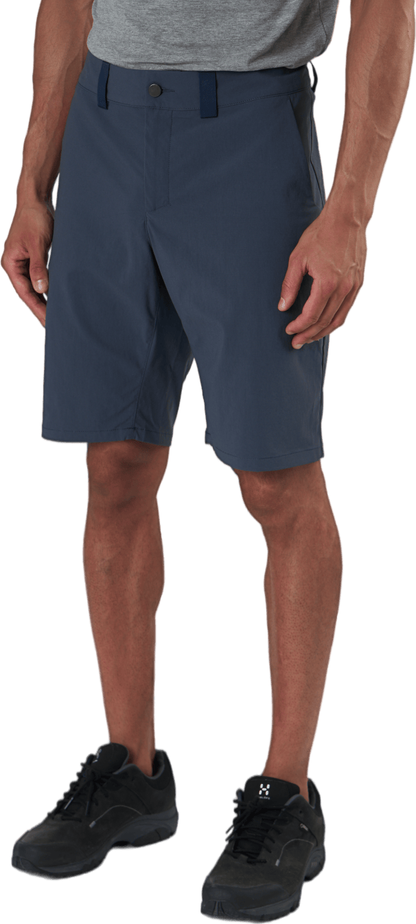 Mid Solid Shorts Blue, Male, Kleding, Korte broek, Blauw, M