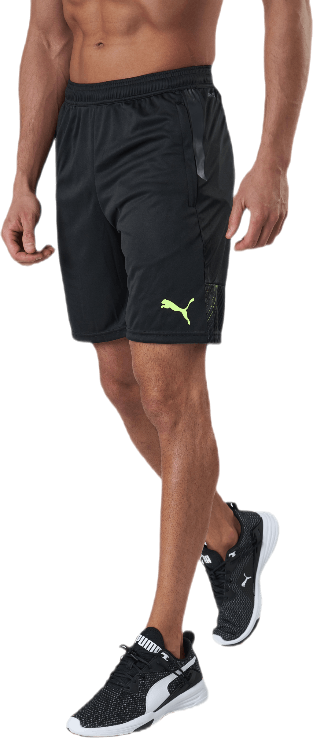 Individual Cup Shorts Black/Yellow, Male, Kläder, Shorts, Fotboll, Svart, S