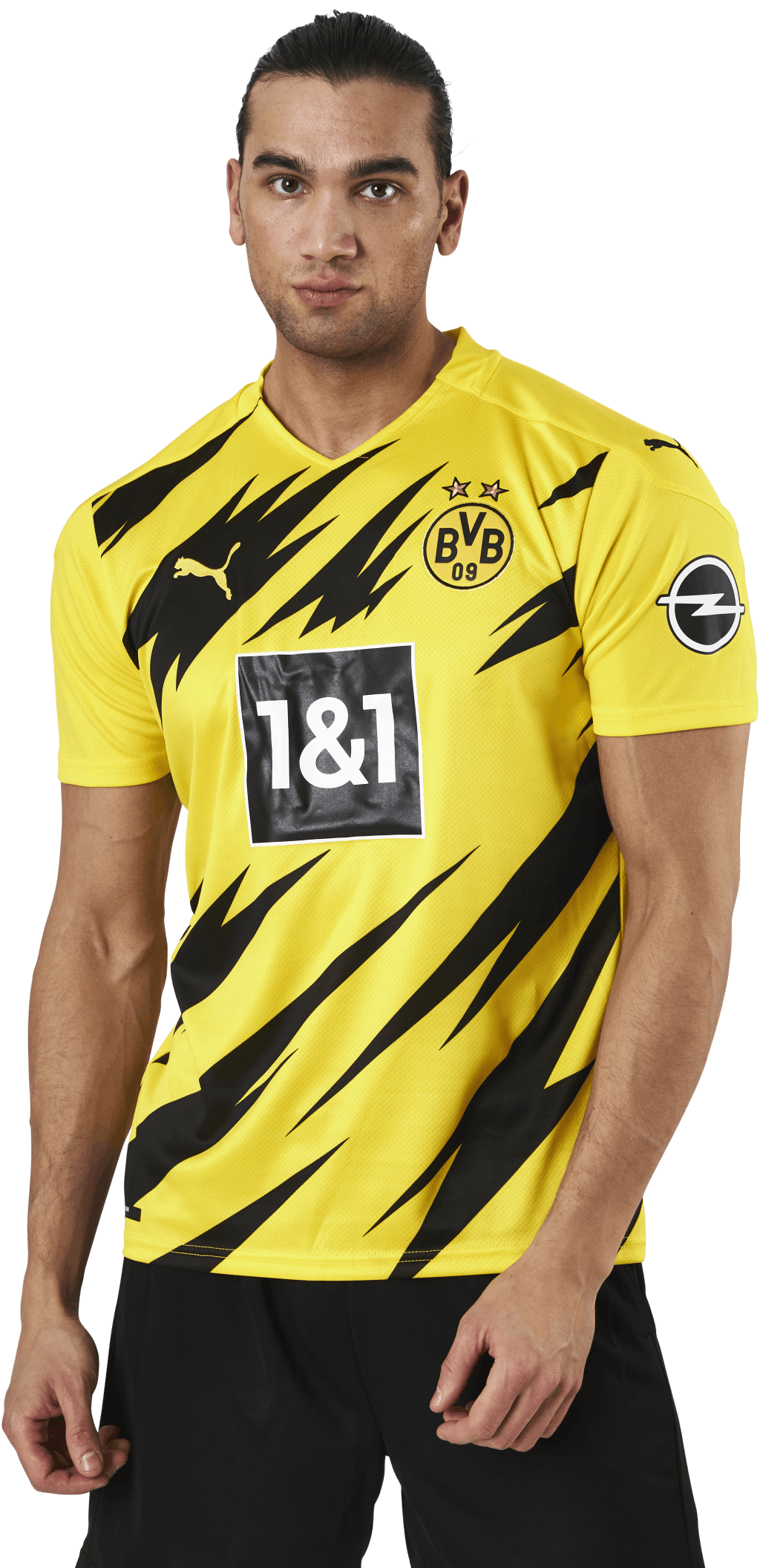 Bvb Home Shirt Replica SS Black/Yellow, Male, Apparels, T-shirt, Soccer, Yellow, M