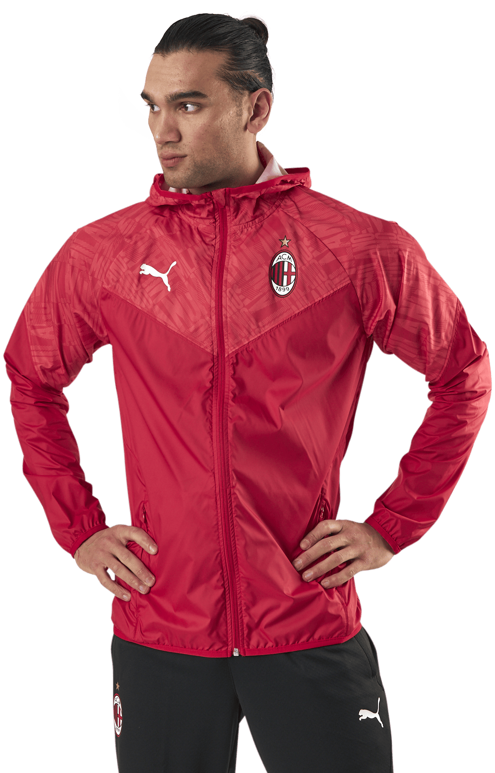 ACM Warmup Jacket Black/Red - Bild 4