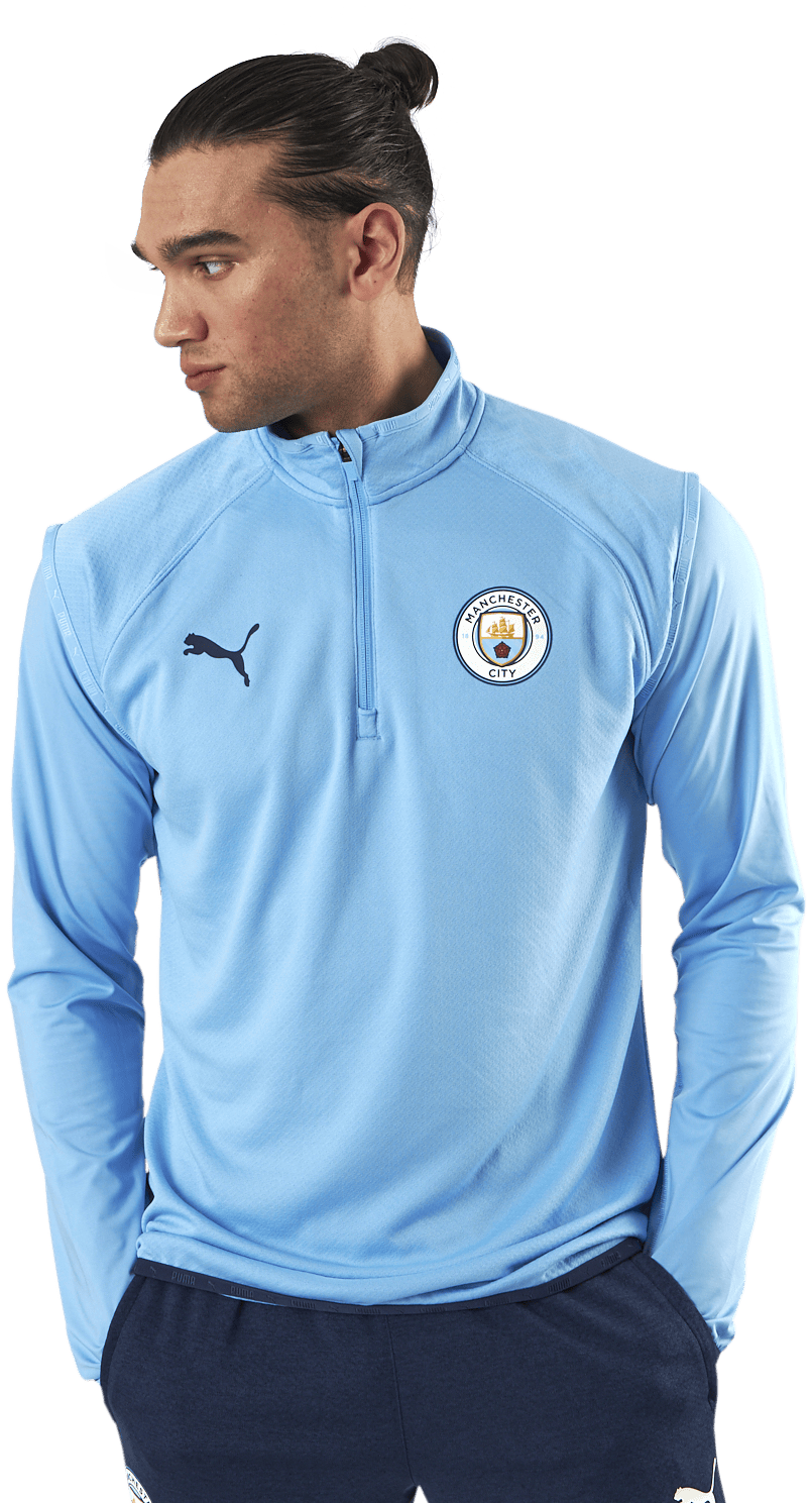 MCFC Warmup Midlayer Blue - Bild 3