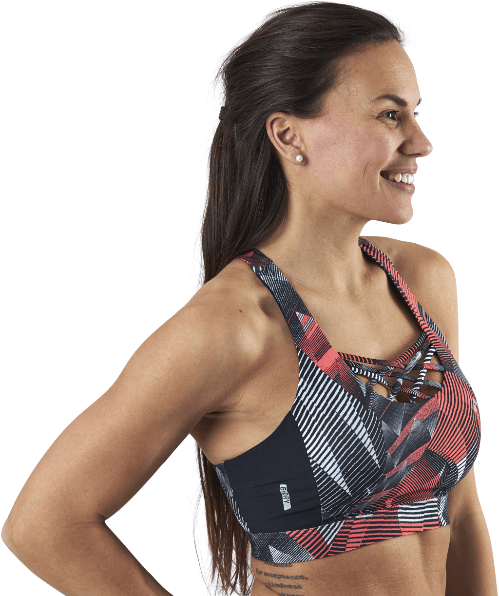 Judie Aop Training Bra Black - Bild 2