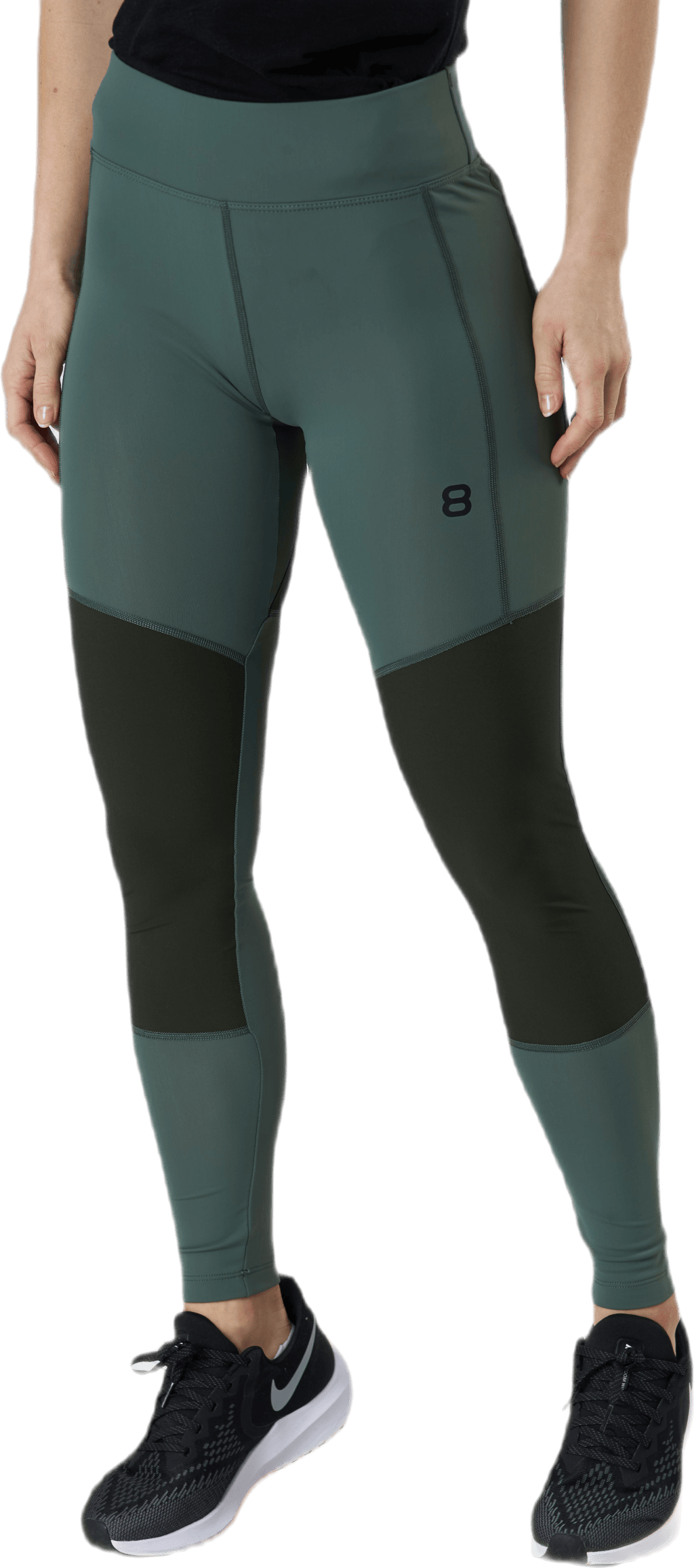 Athina Tights Green, Female, Vêtements, Leggings, Vert, 34