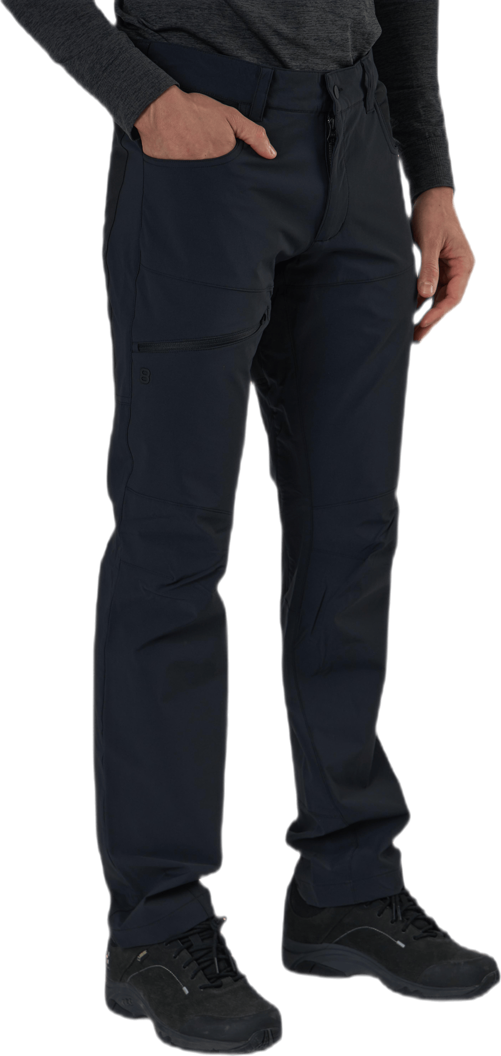 Darwin Pant Black, Male, Vêtements, Pantalon, Noir, XXL