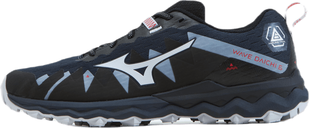 Wave Daichi 6 Black/Grey/Red, Female, Shoes, Running shoes, Running, Black/Grey/Red, UK 6,5