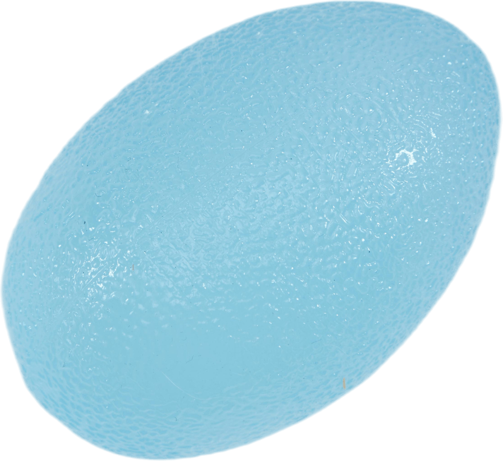 Oval power grip ball Blue, Unisex, Udstyr, Træningsudstyr, Træning, Blå, ONESIZE