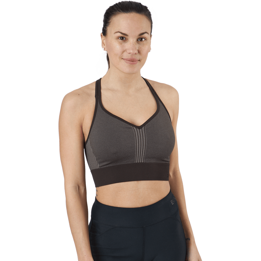 Seamless Sports Top Brown