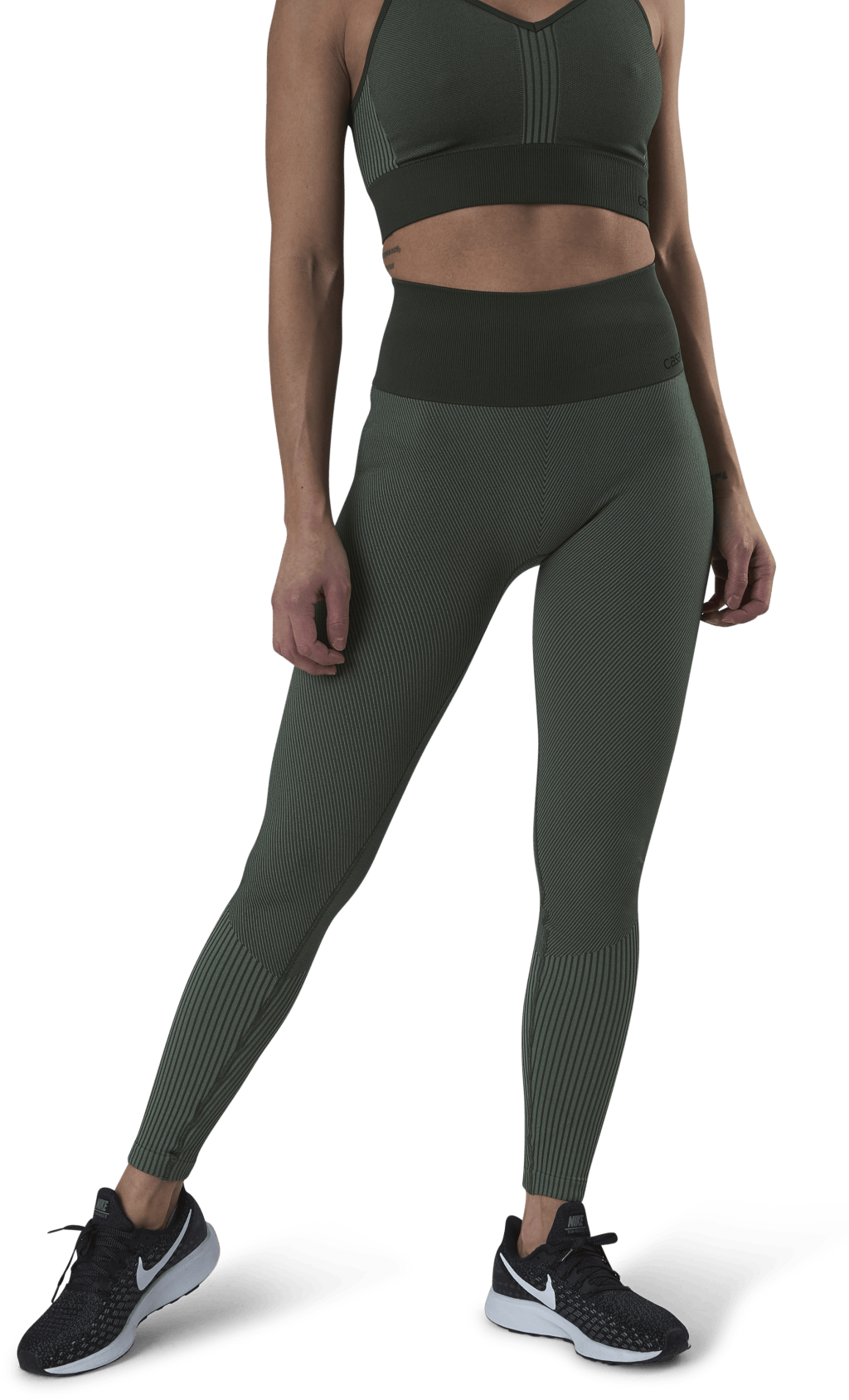 Seamless Tights Green, Female, Vêtements, Leggings, Entraînement, Vert, S