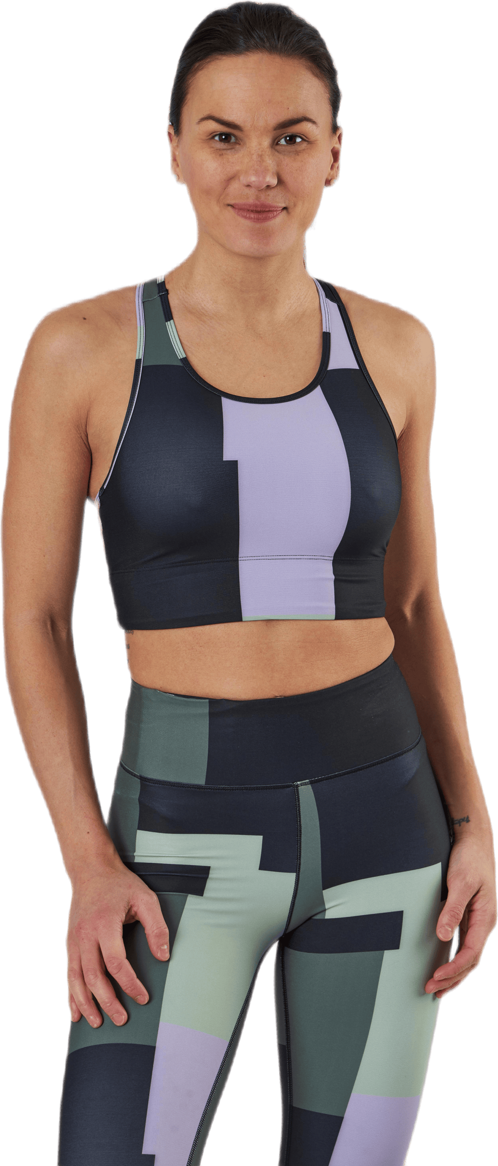 Printed Sport Top Green