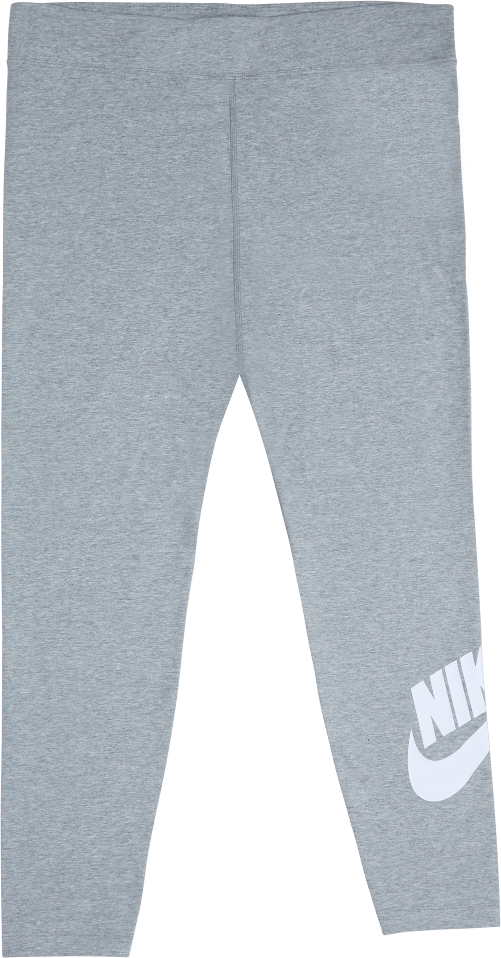 Sportswear Essential Women's High-Waisted Leggings (Plus Size) DK GREY HEATHER/WHITE, Female, Apparels, Leggings, Grey, XL