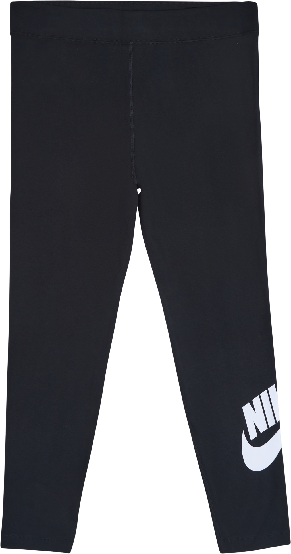 Sportswear Essential Women's High-Waisted Leggings (Plus Size) BLACK/WHITE, Female, Kläder, Tights, Svart, XL