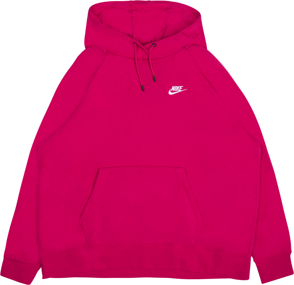 Essential Hoodie Plus Pink, Female, Kläder, Skjortor, Rosa, XL