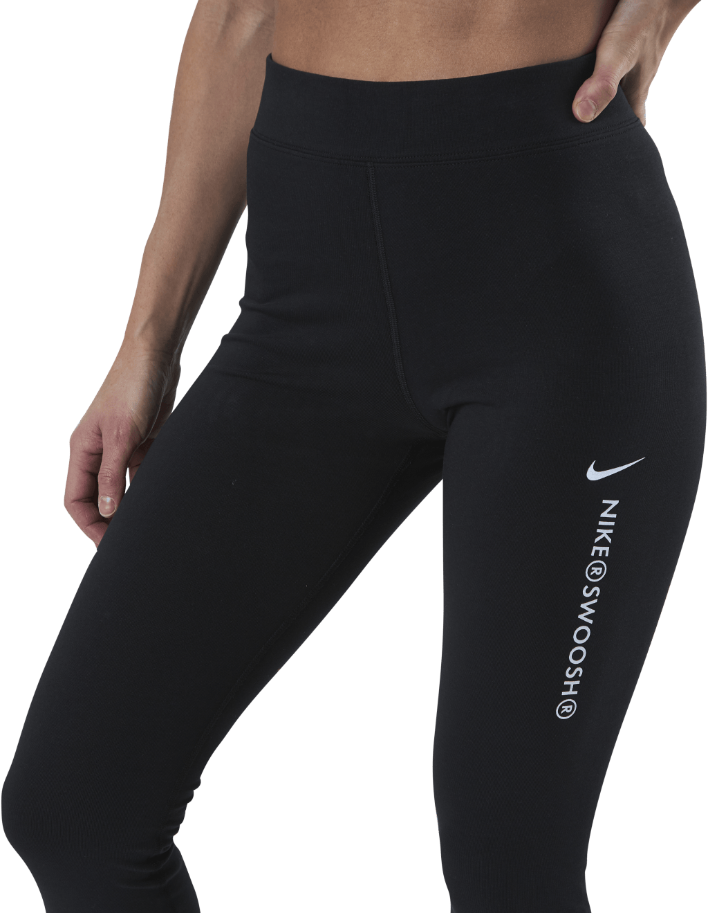 Nsw Swoosh Lggng Hr White/Black - Bild 4
