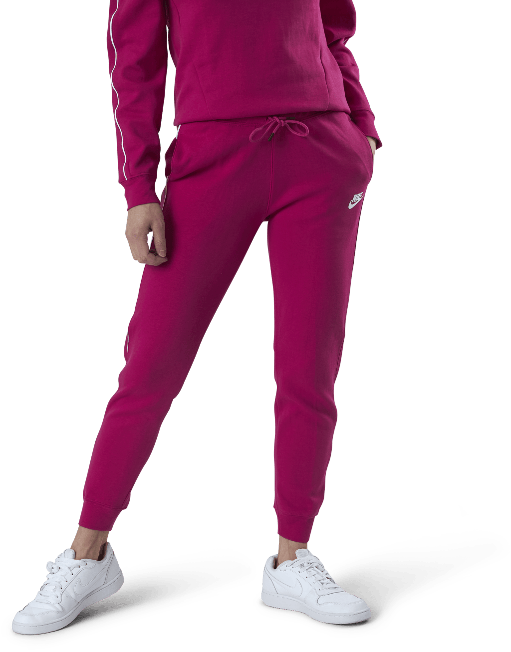 Nsw Jogger Mlnm Flc Red, Female, Abbigliamento, Pantaloni, Rosa, S