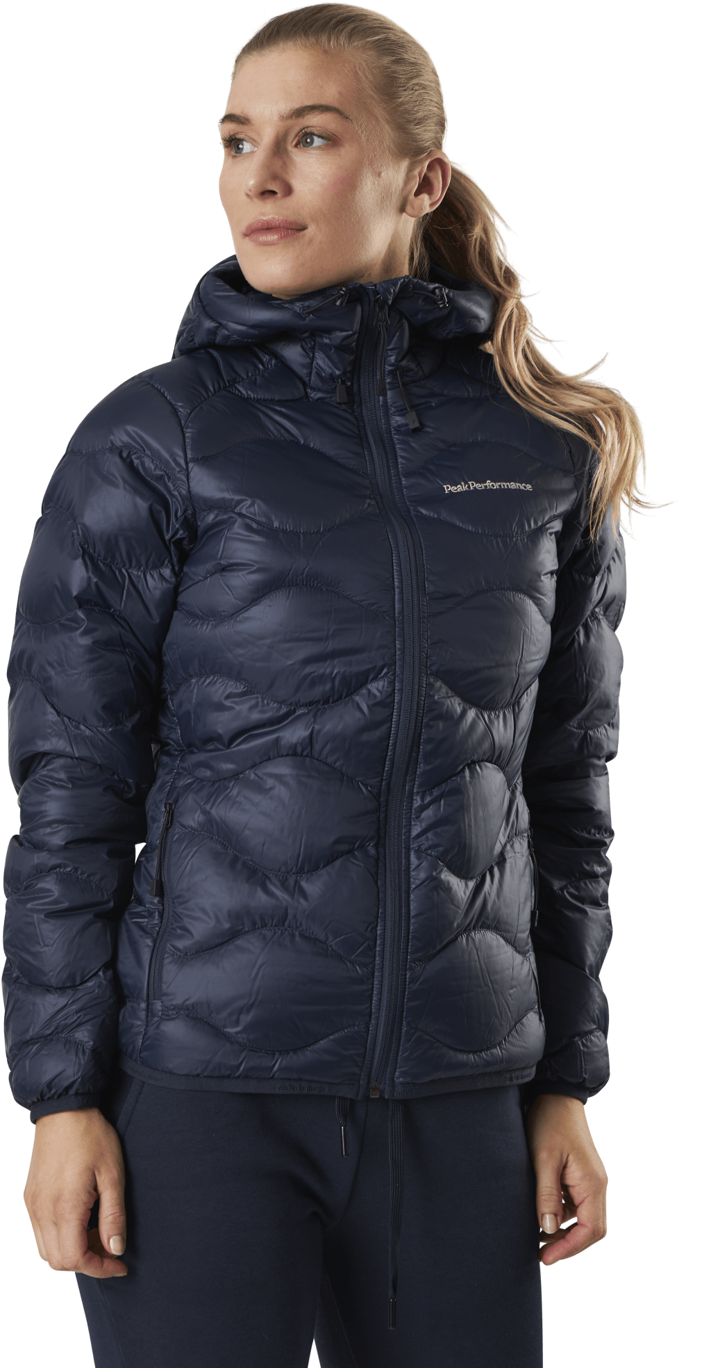 Helium Hood Jacket Blue, Female, Kleding, jassen, Blauw, S