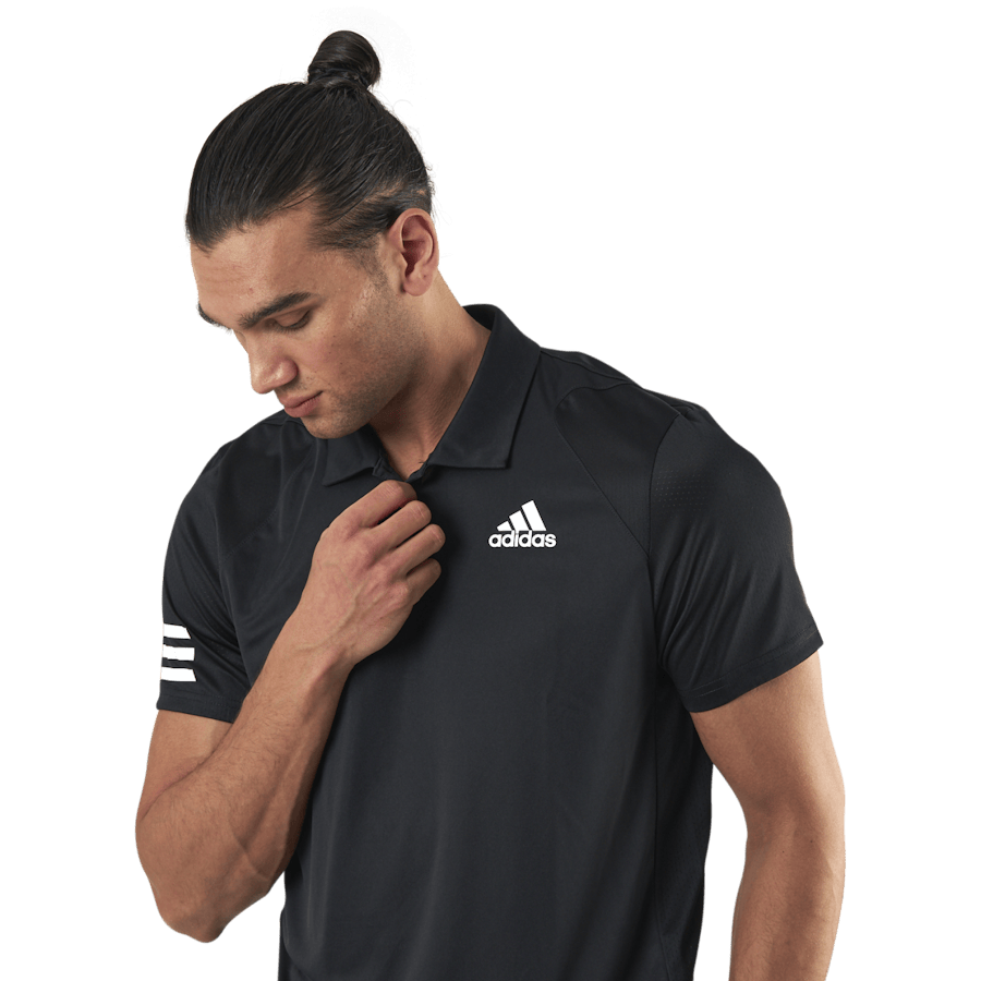 Club 3-Stripe Polo Black - Bild 2