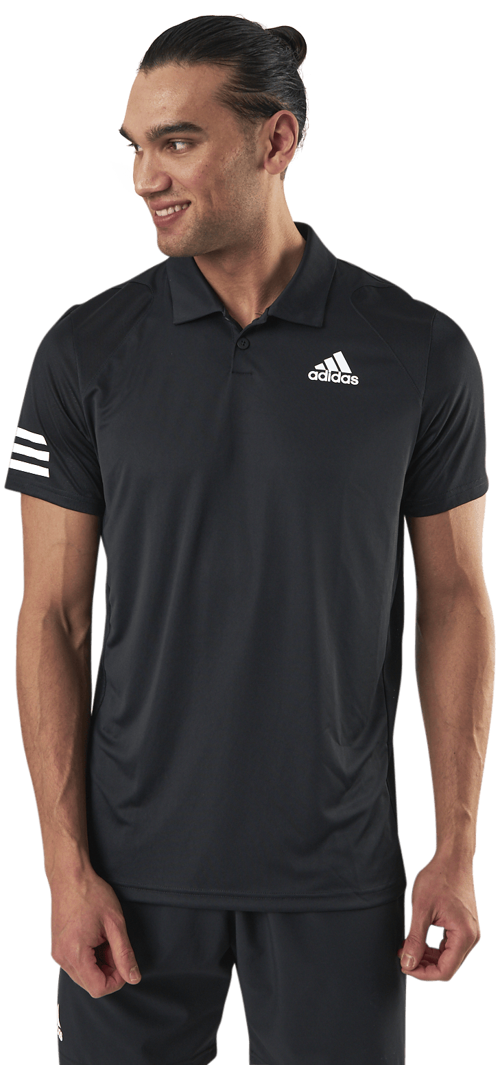Club 3-Stripe Polo Black - Bild 4