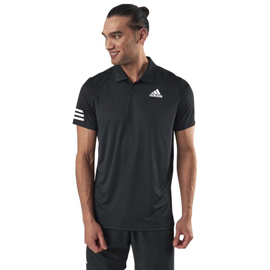 Club 3-Stripe Polo Black - Bild 4