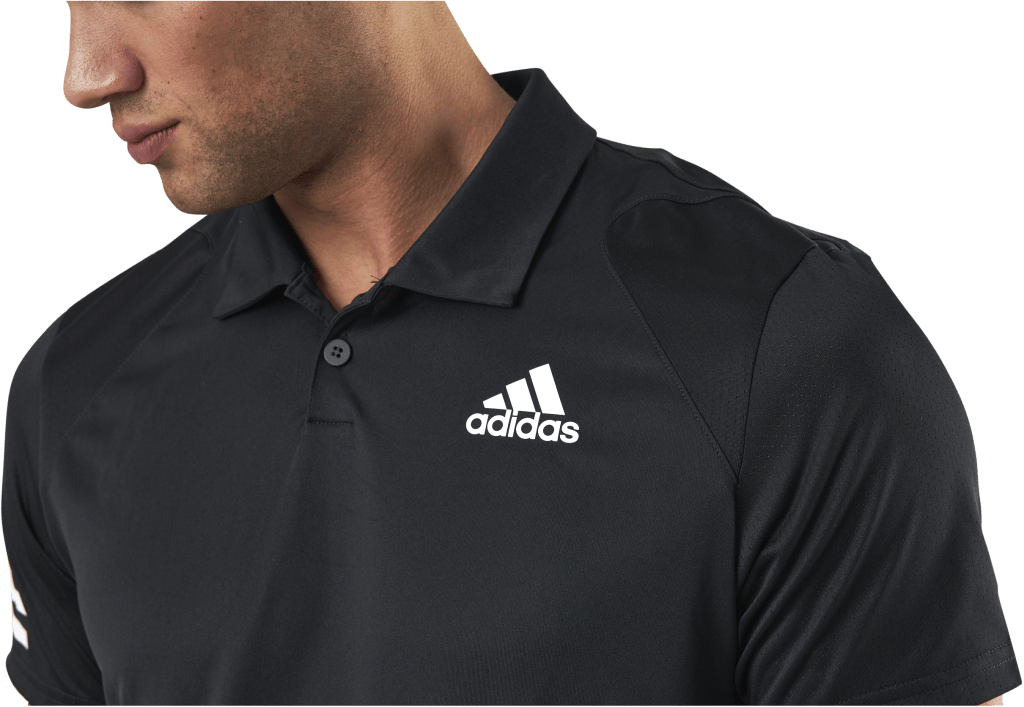 Club 3-Stripe Polo Black - Bild 5