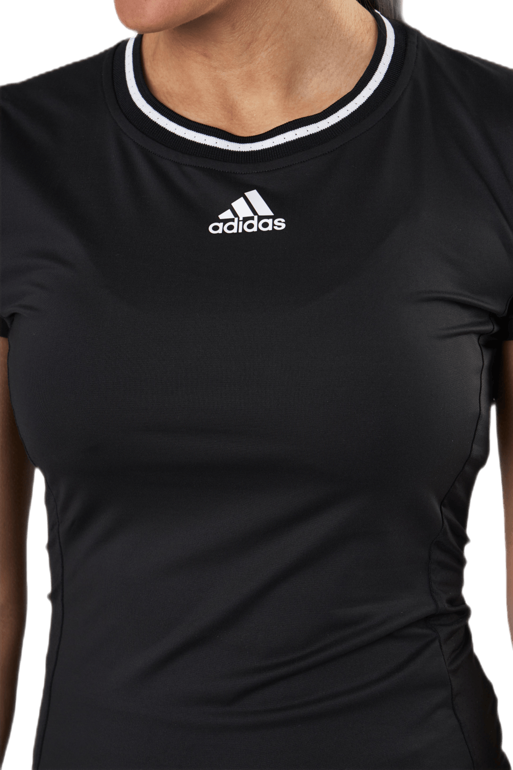 Match Tee Aeroready White/Black - Bild 5