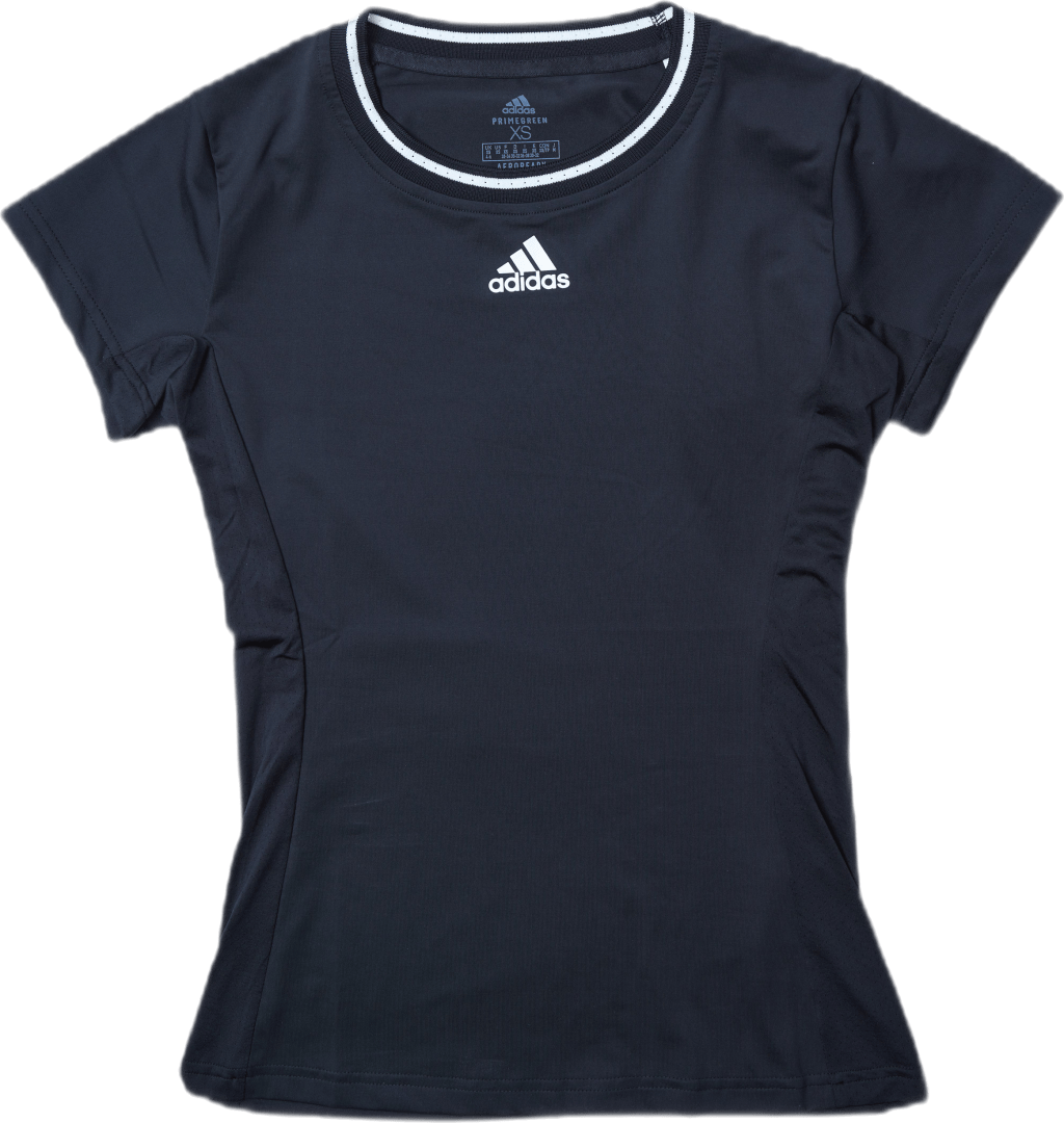 Match Tee Aeroready White/Black - Bild 6
