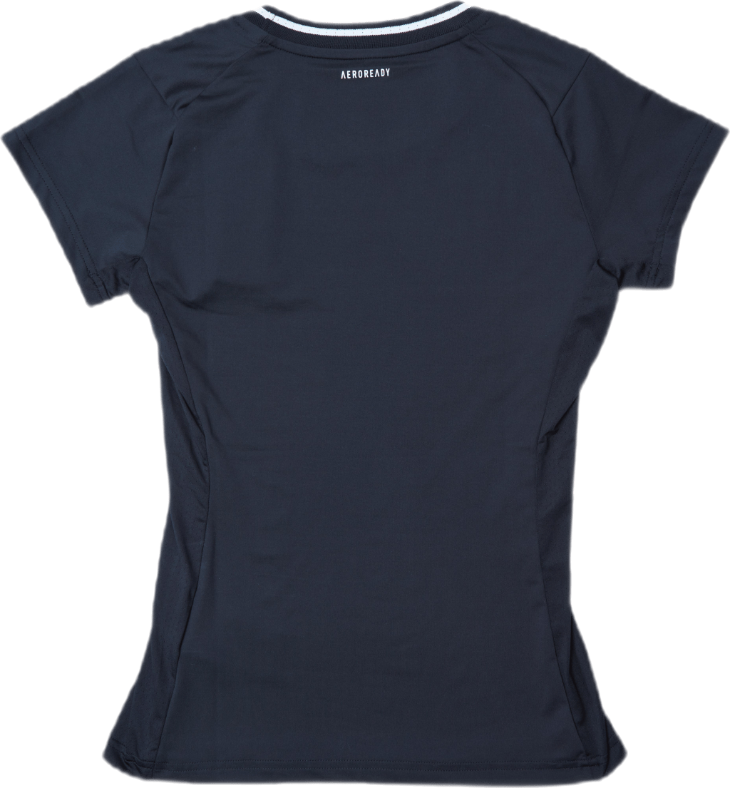 Match Tee Aeroready White/Black - Bild 8