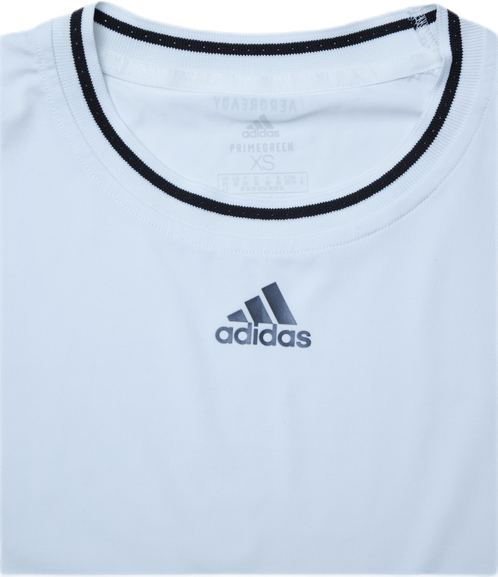 Match Tee Aeroready White/Black - Bild 2