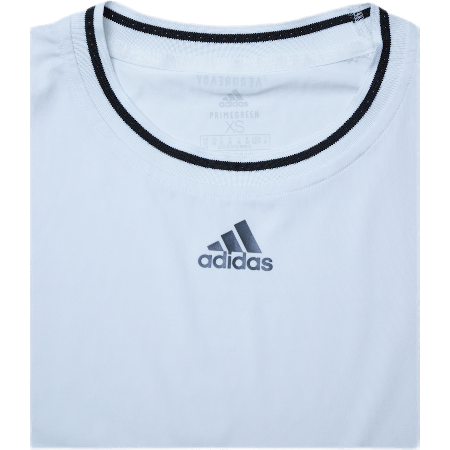 Match Tee Aeroready White/Black - Bild 2