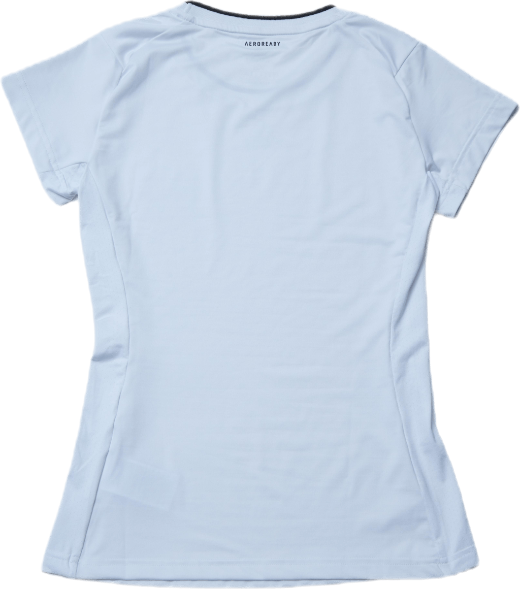 Match Tee Aeroready White/Black - Bild 3