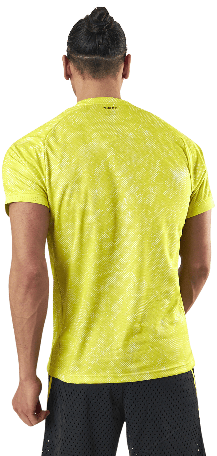 Freelift T-Shirt Primeblue Heat Yellow - Bild 3