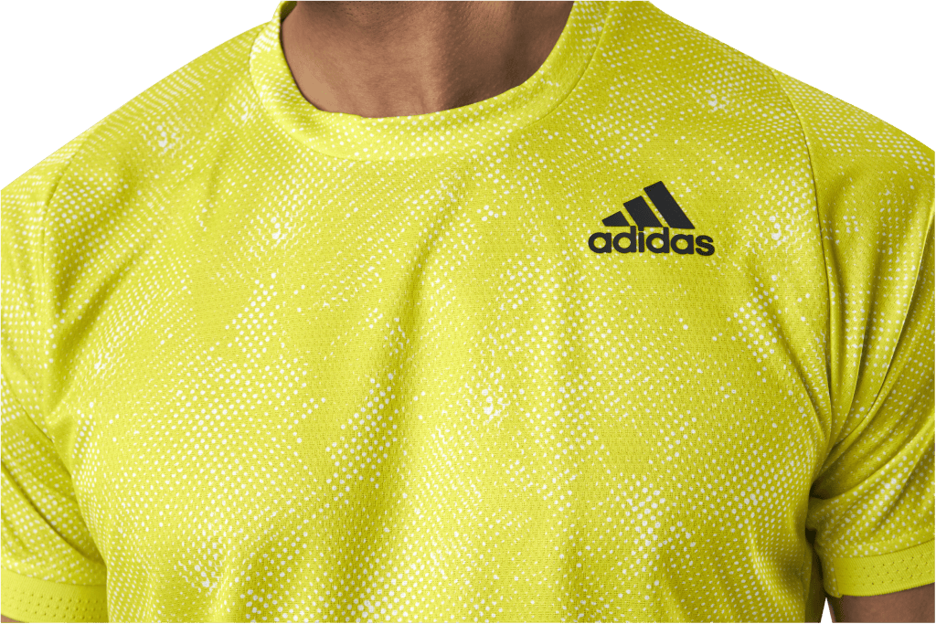 Freelift T-Shirt Primeblue Heat Yellow - Bild 5