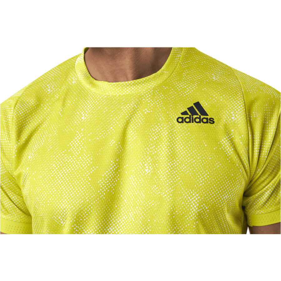 Freelift T-Shirt Primeblue Heat Yellow - Bild 5