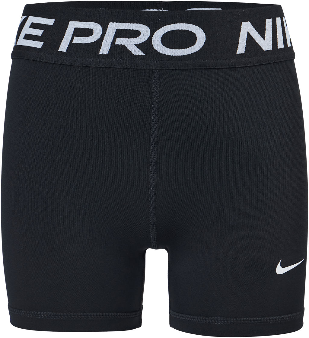 Nike Pro Big Kids' (Girls') Shorts BLACK/WHITE, Unisex, Kläder, Shorts, Träning, Svart, XS
