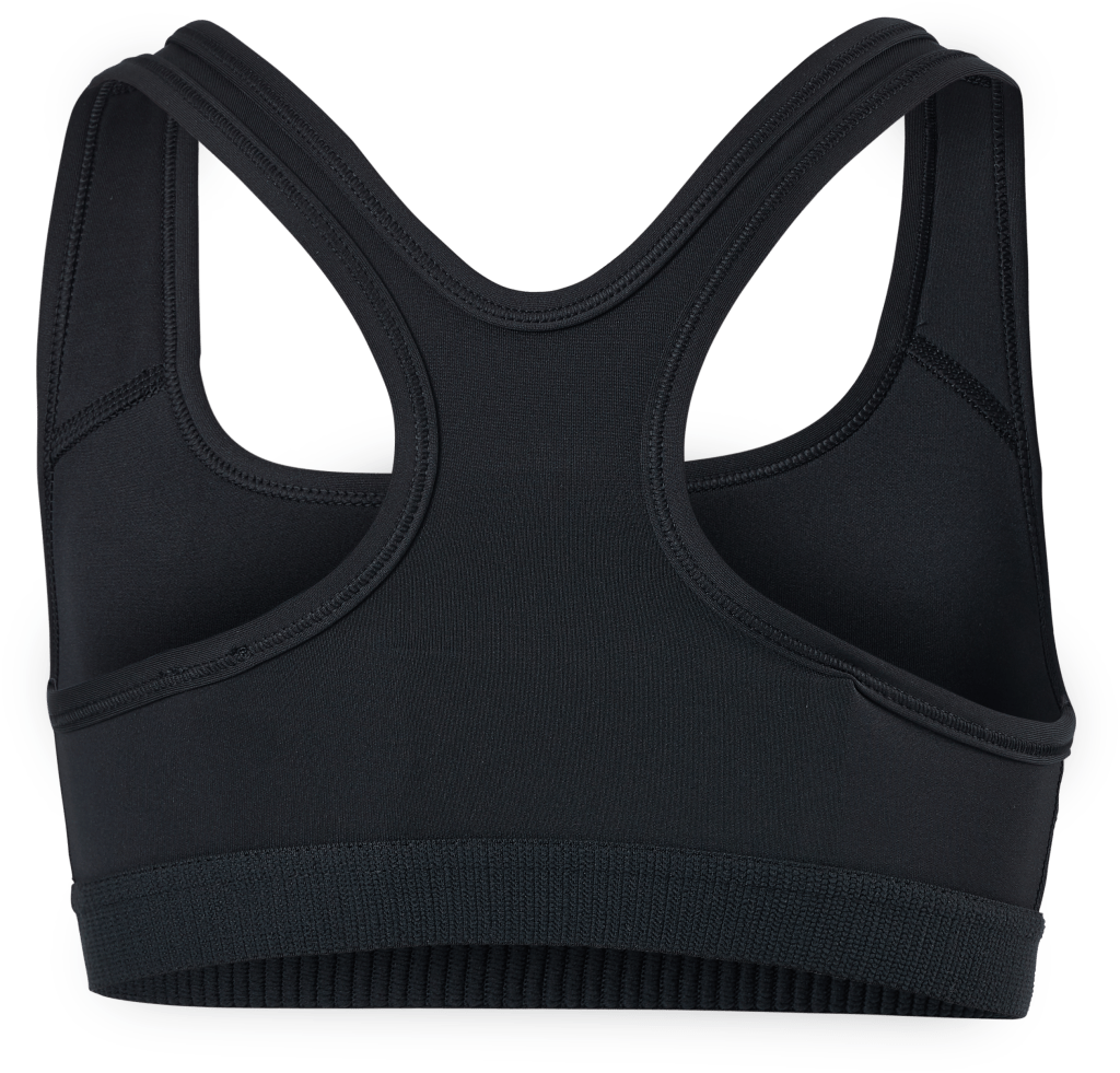 Swoosh Big Kids' (Girls') Sports Bra BLACK/WHITE - Bild 3