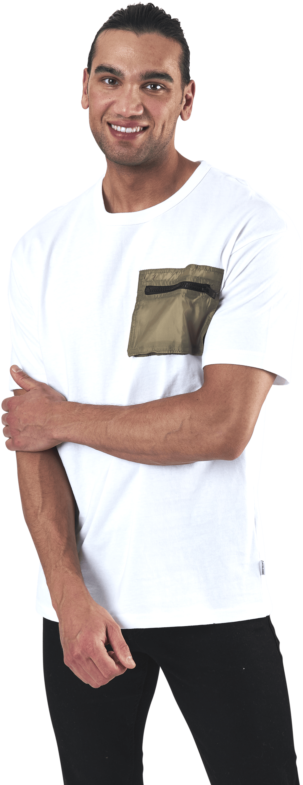 Bright Tee Ss Crew Neck White - Bild 4