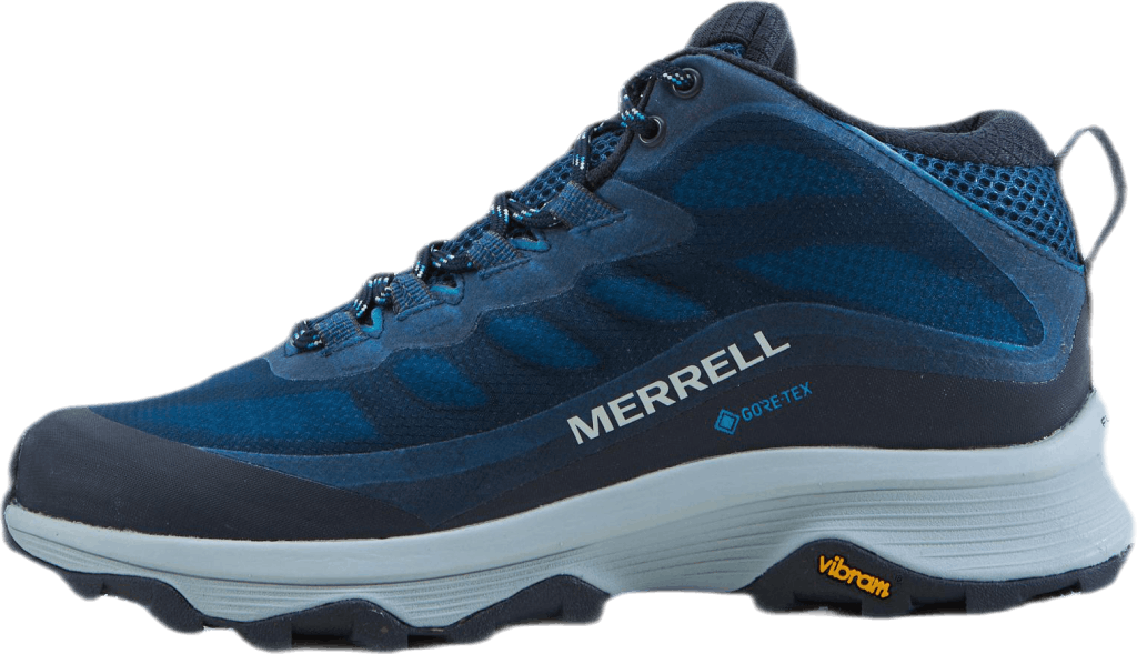 Moab Speed Mid GTX Blue, Male, Buty, buty na wędrówki, Niebieski, EU 43