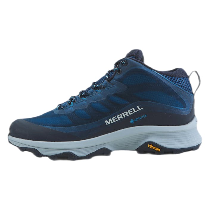 Moab Speed Mid GTX Blue, Male, Shoes, hiking shoes, Blue, UK 9,5