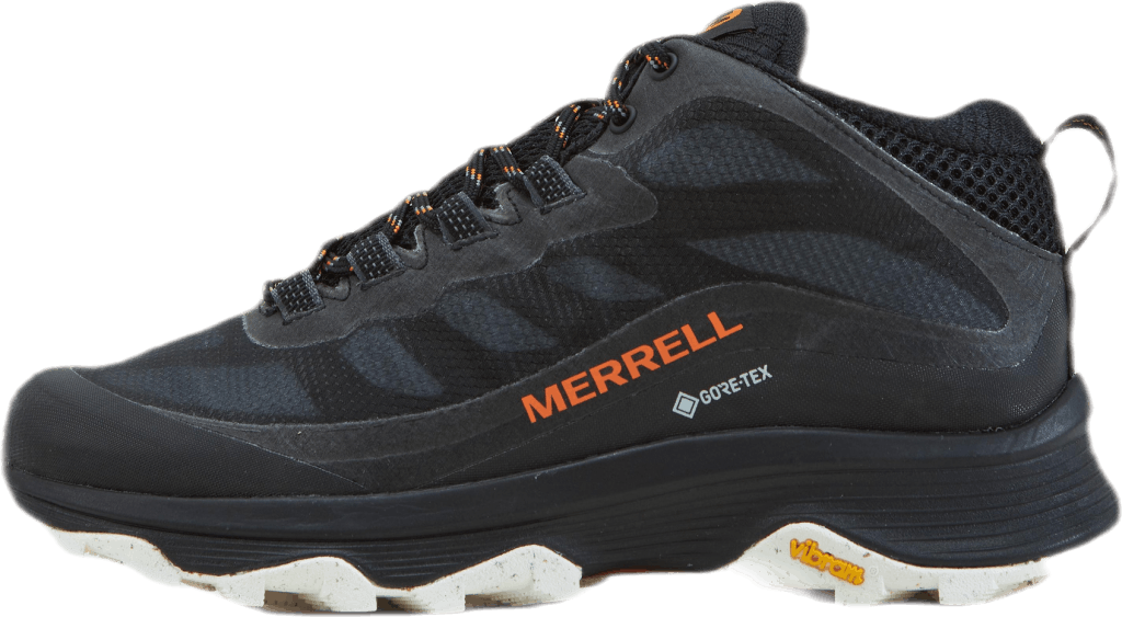 Moab Speed Mid GTX Black, Male, Buty, buty na wędrówki, Czarny, EU 40